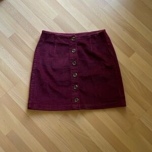 Corduroy skirt